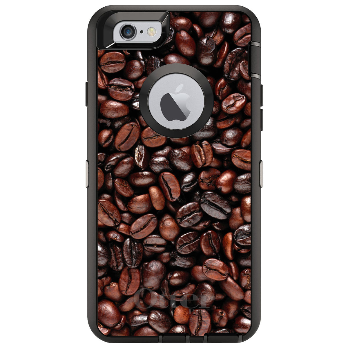 Dark Brown Coffee Beans OtterBox Defender Case for iPhone & Galaxy, view 4