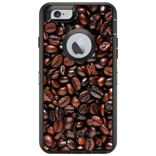 DistinctInk™ OtterBox Defender Series Case for Apple iPhone / Samsung Galaxy / Google Pixel - Dark Brown Coffee Beans