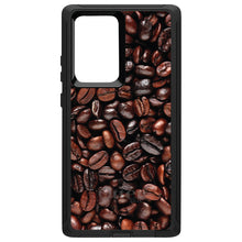 DistinctInk™ OtterBox Defender Series Case for Apple iPhone / Samsung Galaxy / Google Pixel - Dark Brown Coffee Beans