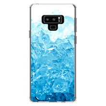 DistinctInk® Clear Shockproof Hybrid Case for Apple iPhone / Samsung Galaxy / Google Pixel - Clear Blue Ice Image Print