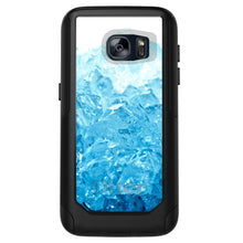 DistinctInk™ OtterBox Commuter Series Case for Apple iPhone or Samsung Galaxy - Clear Blue Ice