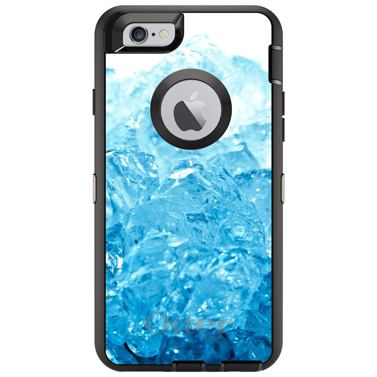 Clear Blue Ice OtterBox Defender Case for iPhone & Galaxy, view 4