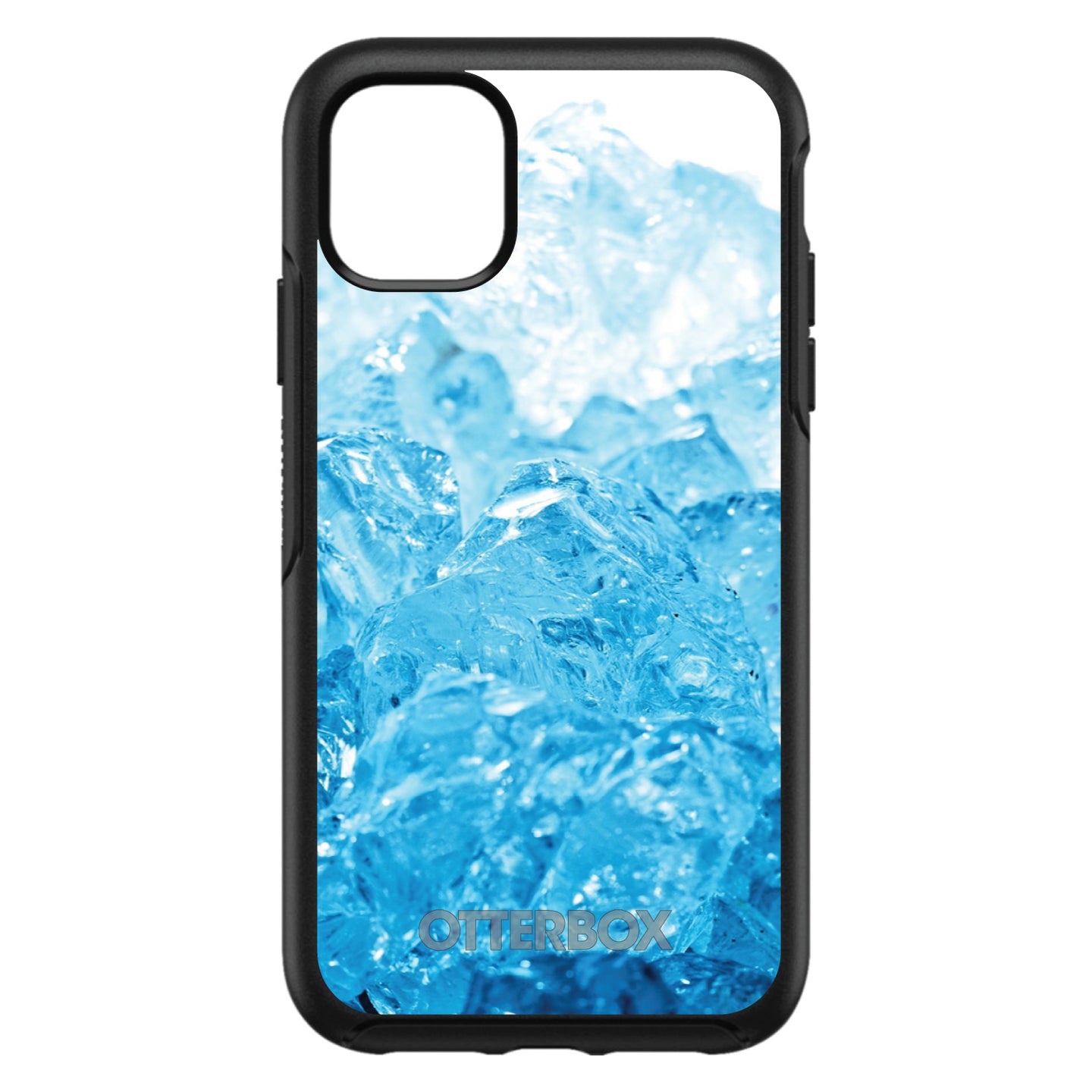 DistinctInk™ OtterBox Symmetry Series Case for Apple iPhone / Samsung Galaxy / Google Pixel - Clear Blue Ice