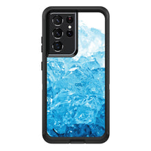 DistinctInk™ OtterBox Defender Series Case for Apple iPhone / Samsung Galaxy / Google Pixel - Clear Blue Ice