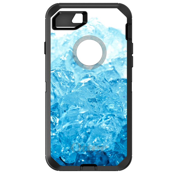 DistinctInk™ OtterBox Defender Series Case for Apple iPhone / Samsung Galaxy / Google Pixel - Clear Blue Ice