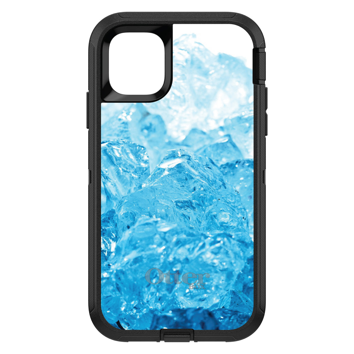 Clear Blue Ice OtterBox Defender Case for iPhone & Galaxy, view 2