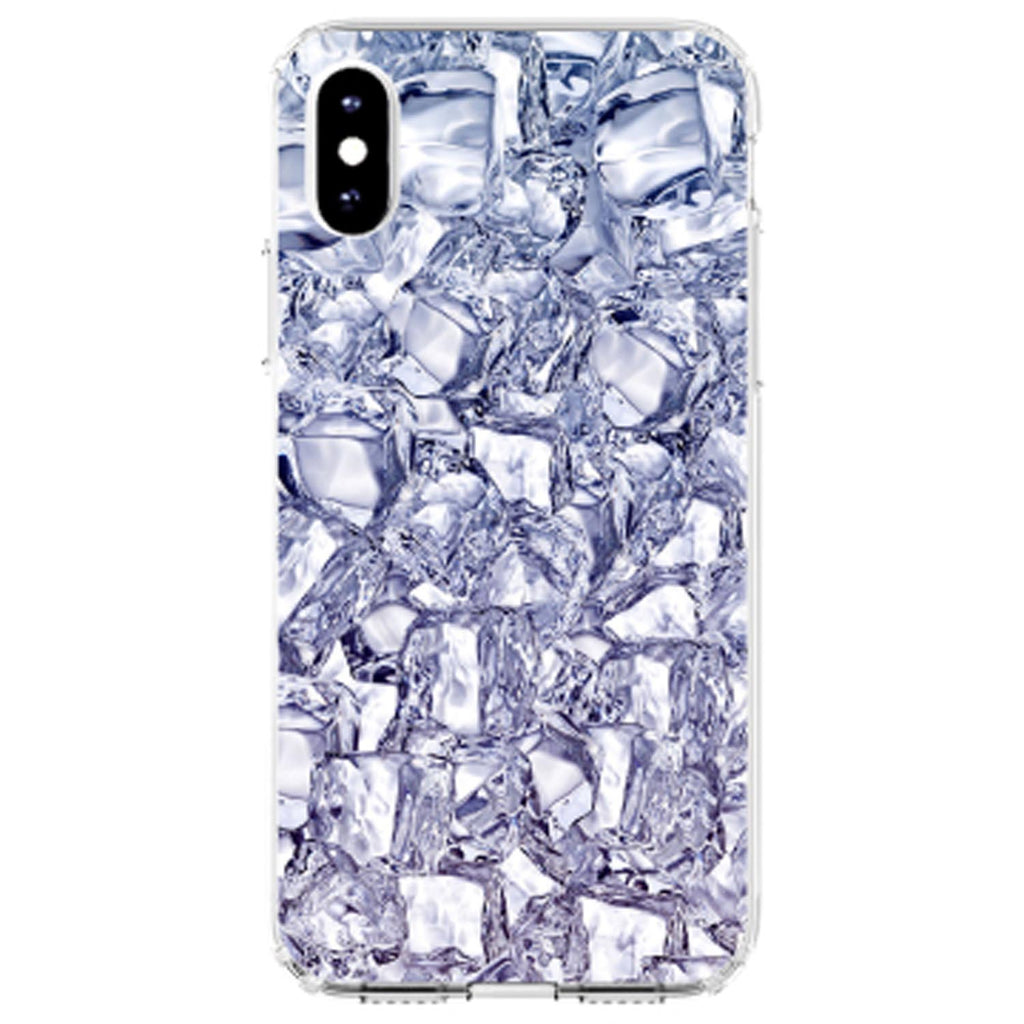 Crystal Clear Ice Image Print Clear Shockproof iPhone Case, view 3