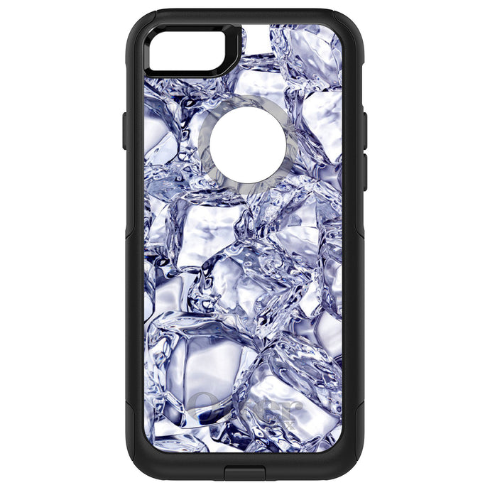 DistinctInk OtterBox Commuter Series Case for Apple iPhone or Samsung Galaxy - Crystal Clear Ice