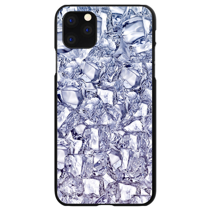 DistinctInk® Hard Plastic Snap-On Case for Apple iPhone or Samsung Galaxy - Crystal Clear Ice