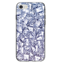DistinctInk® Clear Shockproof Hybrid Case for Apple iPhone / Samsung Galaxy / Google Pixel - Crystal Clear Ice Image Print