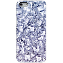DistinctInk® Hard Plastic Snap-On Case for Apple iPhone or Samsung Galaxy - Crystal Clear Ice