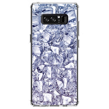 DistinctInk® Clear Shockproof Hybrid Case for Apple iPhone / Samsung Galaxy / Google Pixel - Crystal Clear Ice Image Print