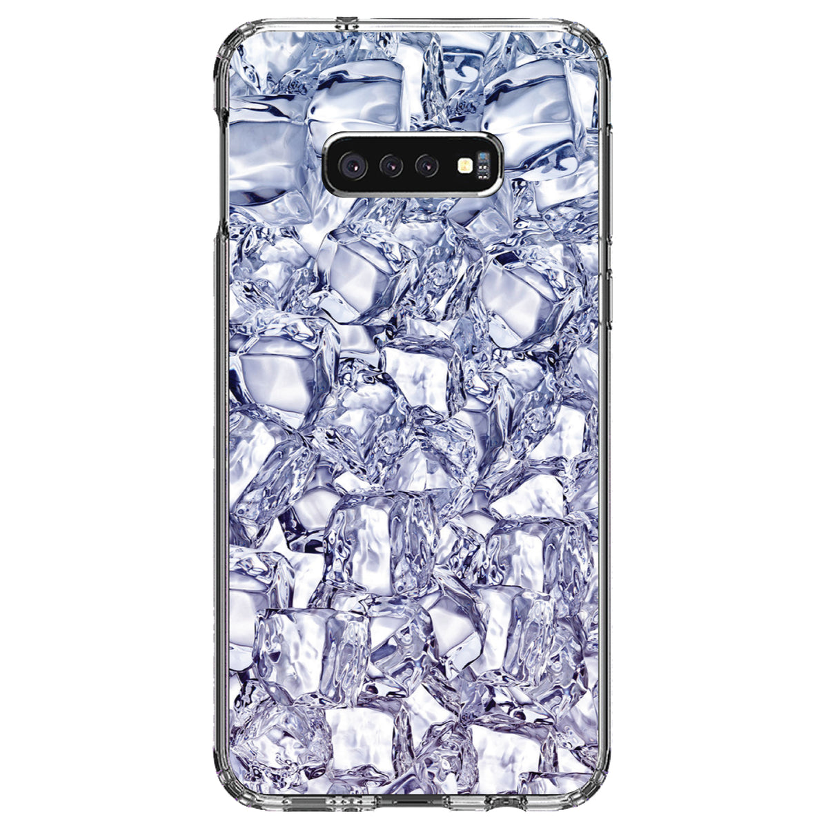 Crystal Clear Ice Image Print Clear Shockproof iPhone Case, view 18