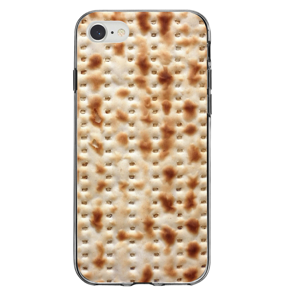 Passover Matzah Clear Shockproof iPhone Case, view 5