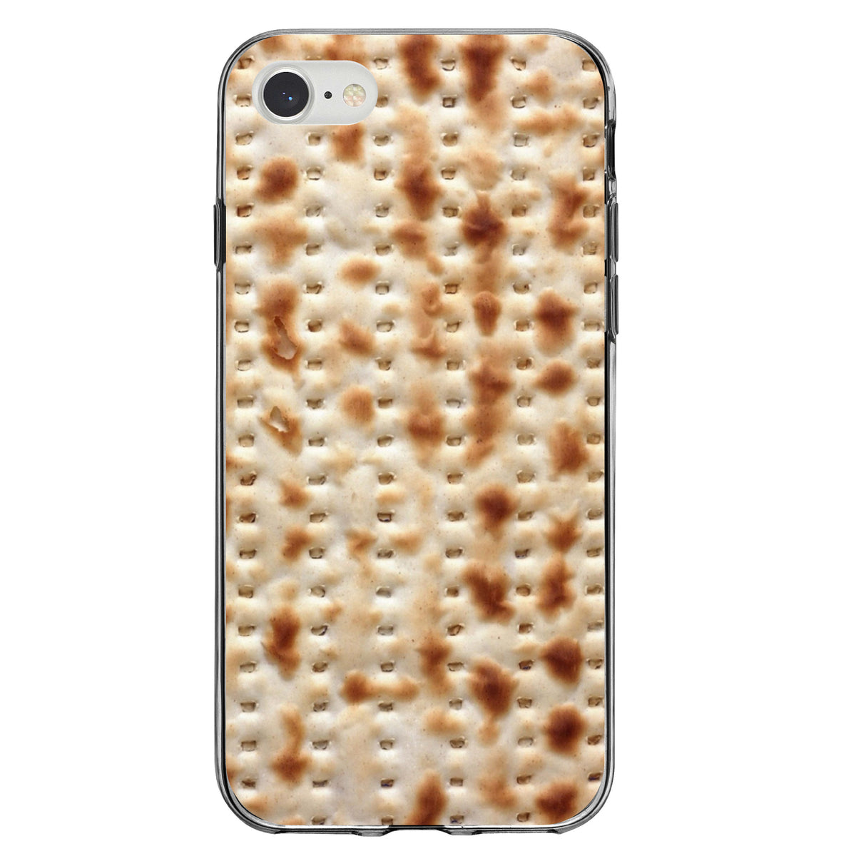 Passover Matzah Clear Shockproof iPhone Case, view 5