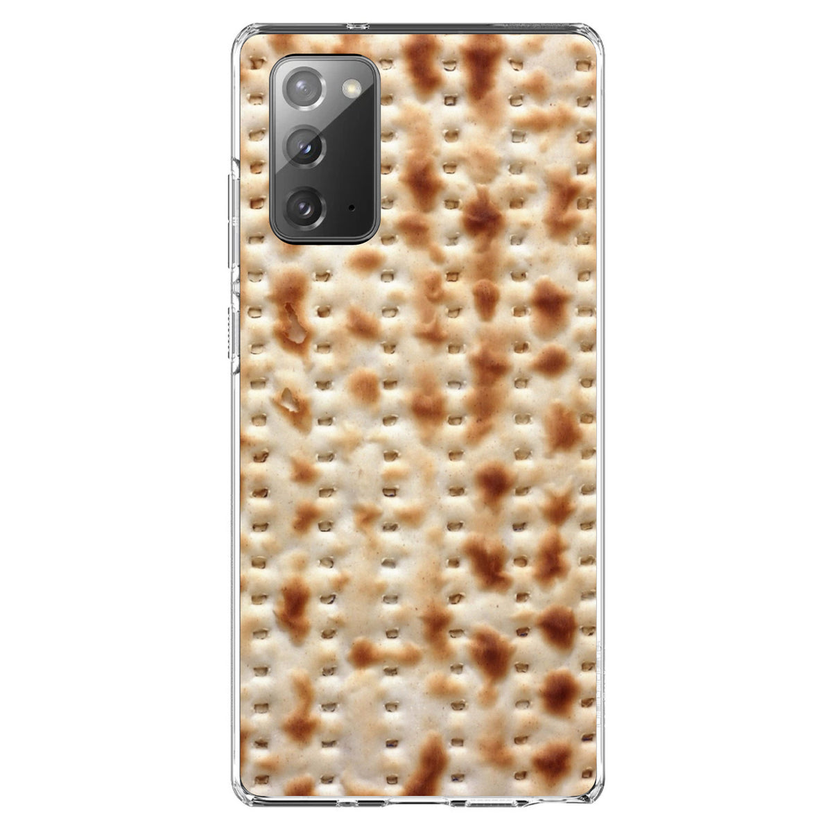 Passover Matzah Clear Shockproof iPhone Case, view 7