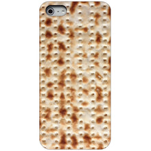 DistinctInk® Hard Plastic Snap-On Case for Apple iPhone or Samsung Galaxy - Passover Matzah