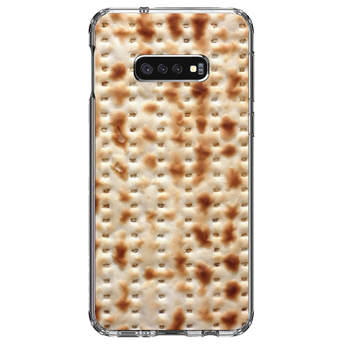 Passover Matzah Clear Shockproof iPhone Case, view 18