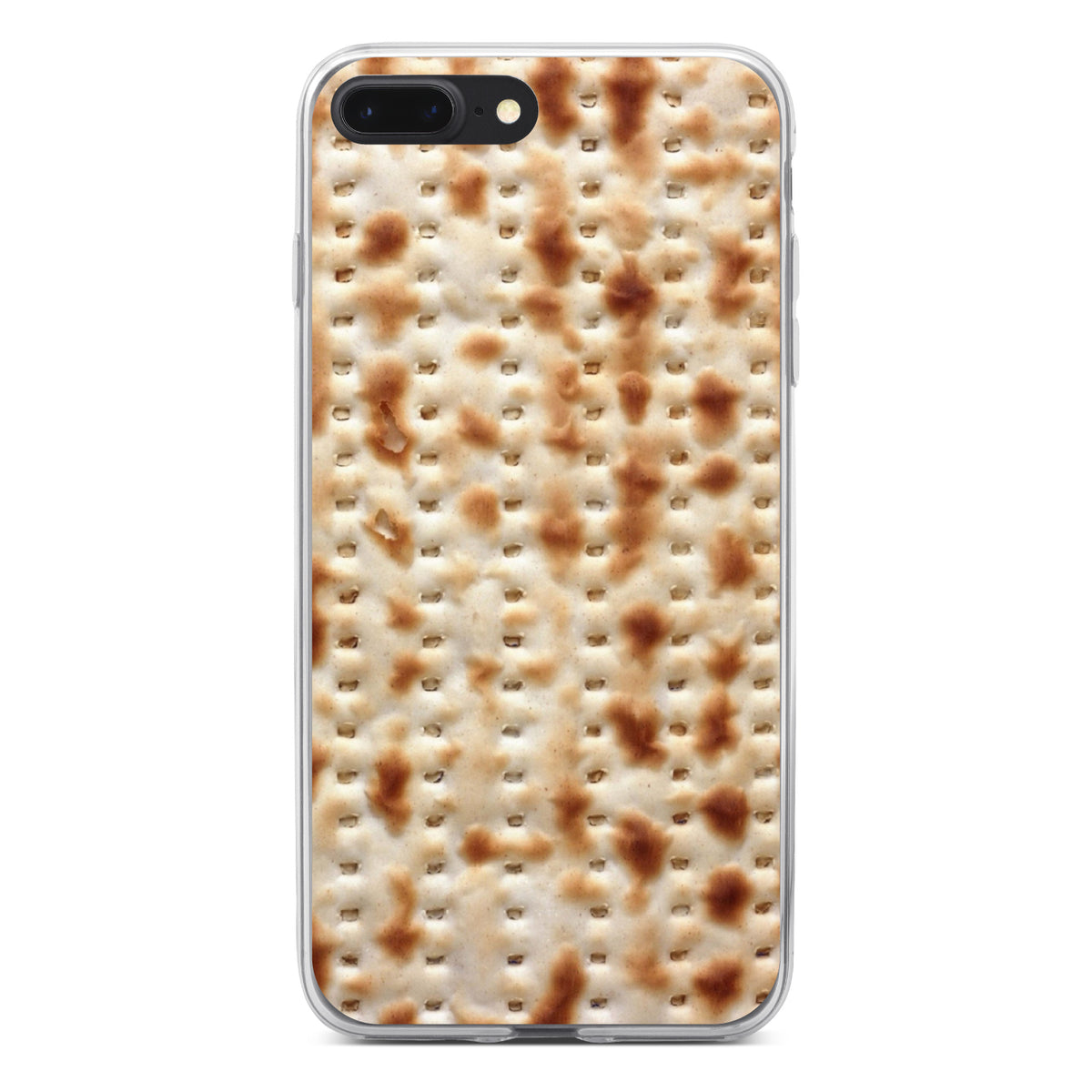 Passover Matzah Clear Shockproof iPhone Case, view 6