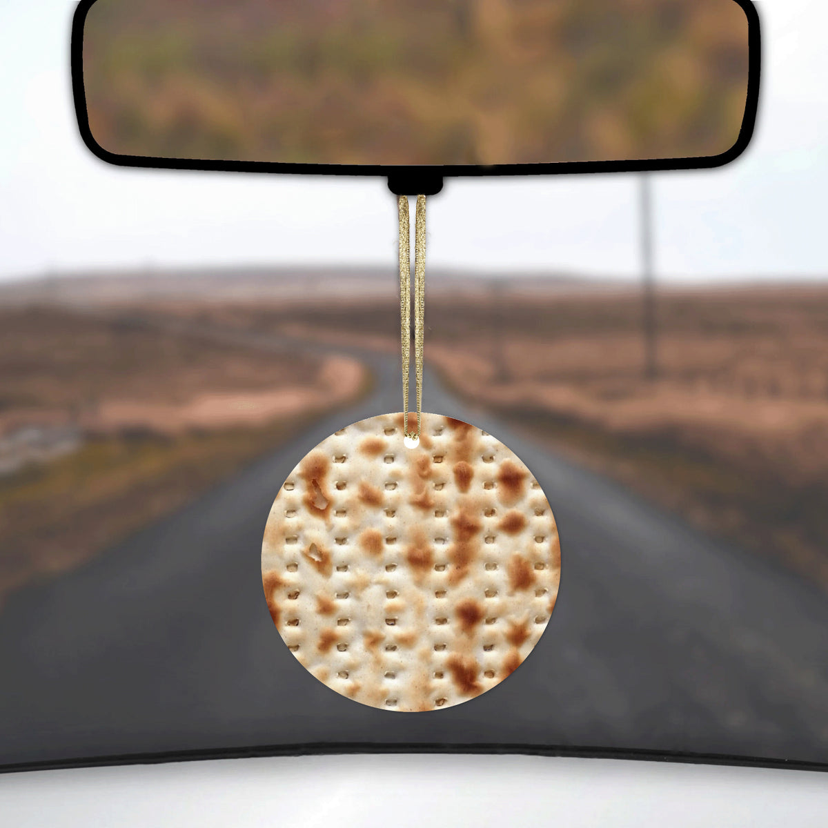Passover Matzah Ceramic Ornament, view 3