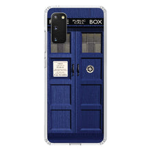 DistinctInk® Clear Shockproof Hybrid Case for Apple iPhone / Samsung Galaxy / Google Pixel - London Police Call Box TARDIS