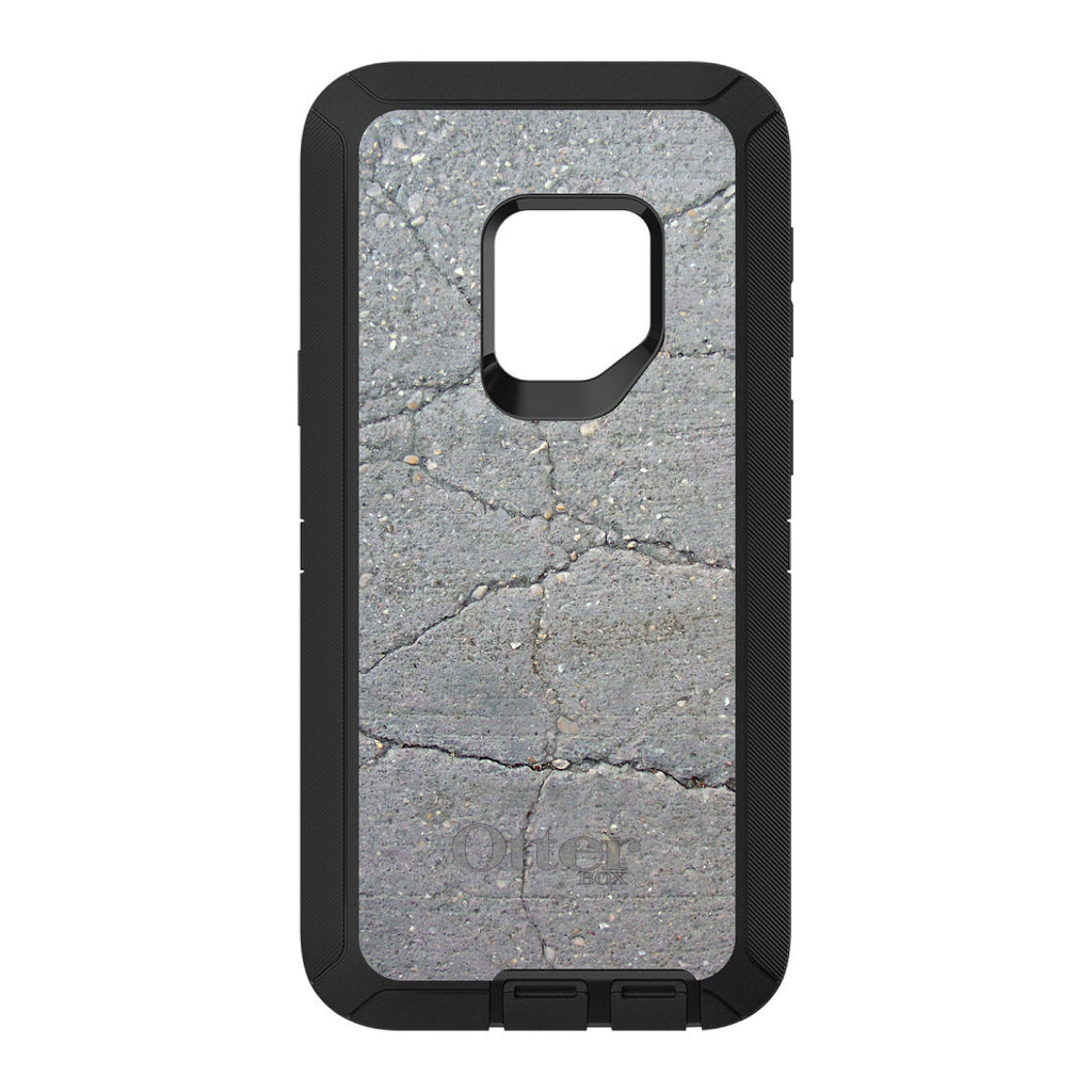 Grey Cracked Concrete OtterBox Defender Case for iPhone & Galaxy, view 11