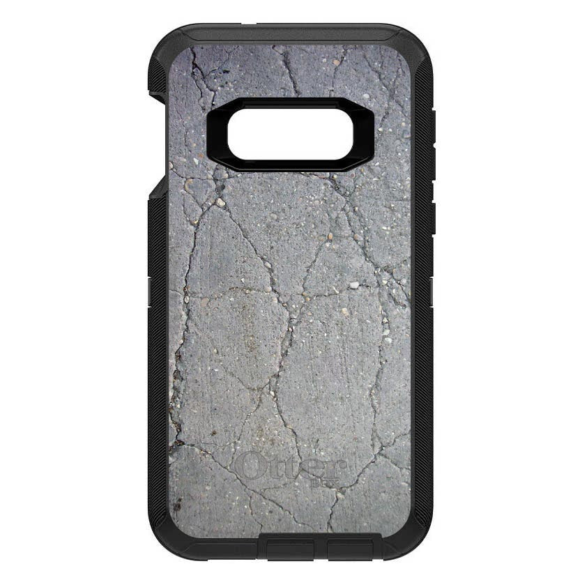 Grey Cracked Concrete OtterBox Defender Case for iPhone & Galaxy, view 10