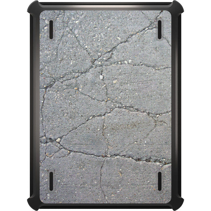 DistinctInk™ OtterBox Defender Series Case for Apple iPad / iPad Pro / iPad Air / iPad Mini - Grey Cracked Concrete