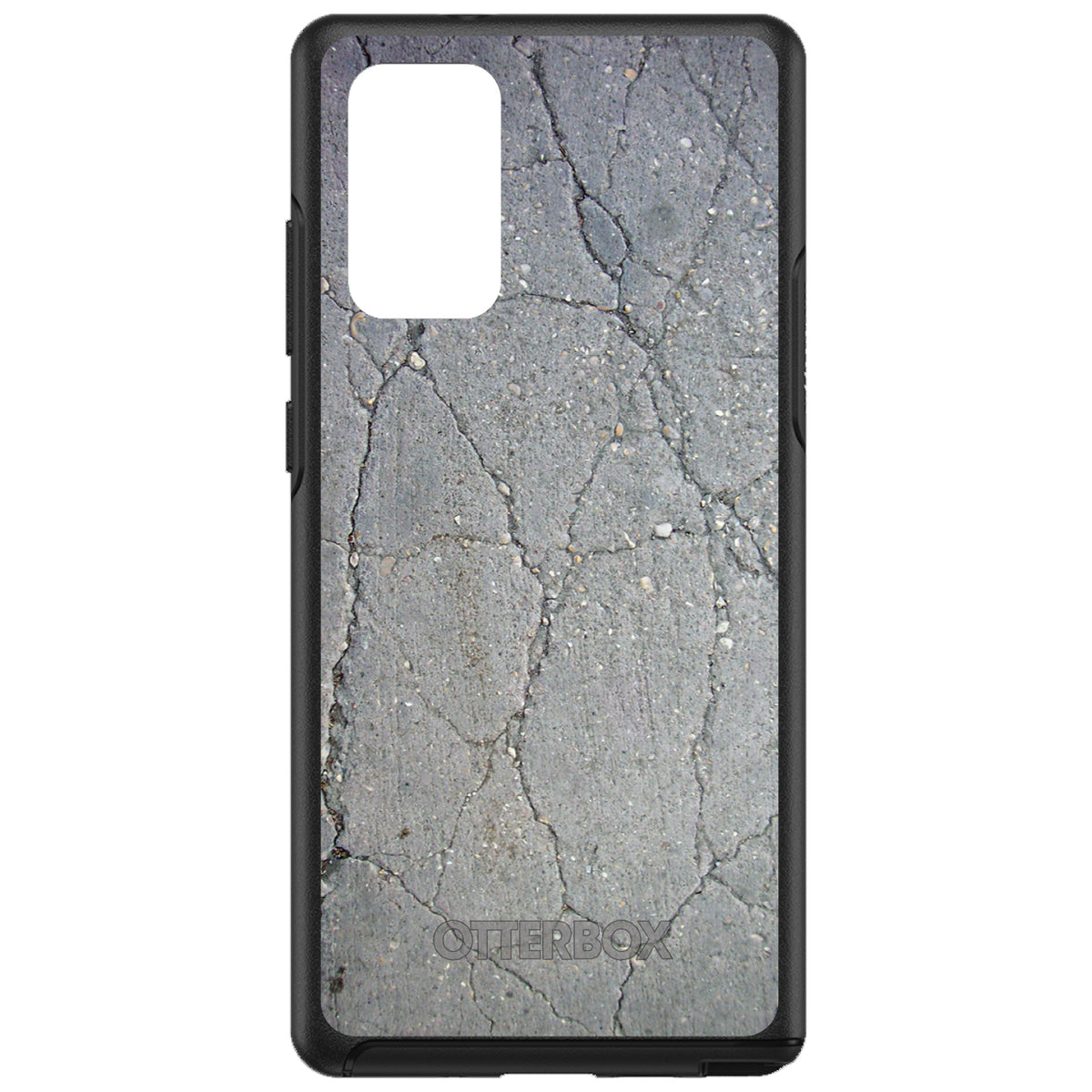 Grey Cracked Concrete OtterBox Symmetry Case for iPhone & Galaxy, view 10