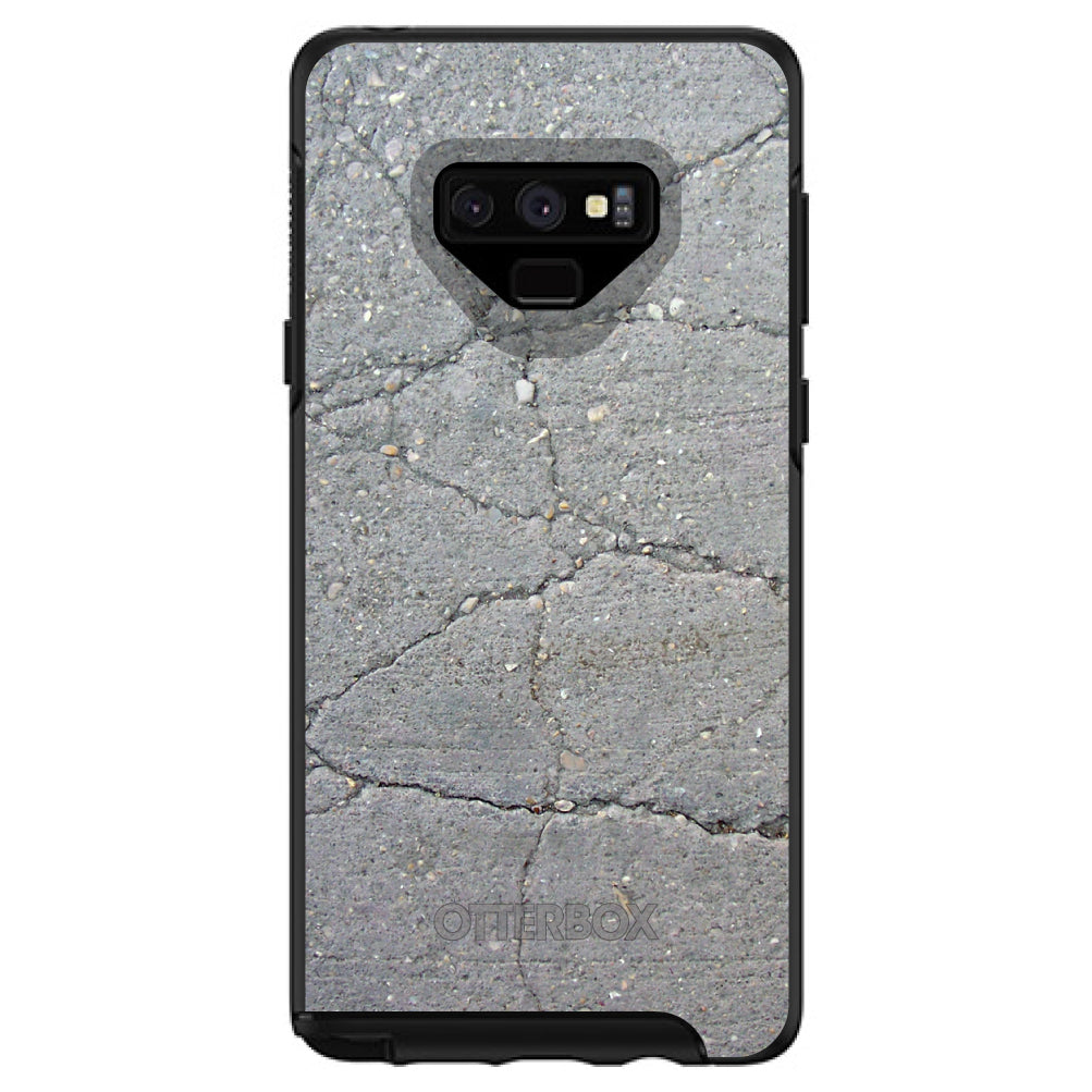 Grey Cracked Concrete OtterBox Symmetry Case for iPhone & Galaxy, view 13