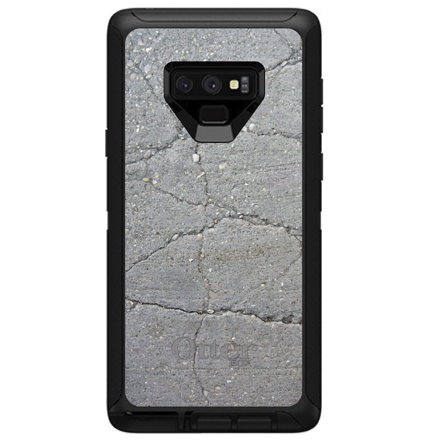 Grey Cracked Concrete OtterBox Defender Case for iPhone & Galaxy, view 16