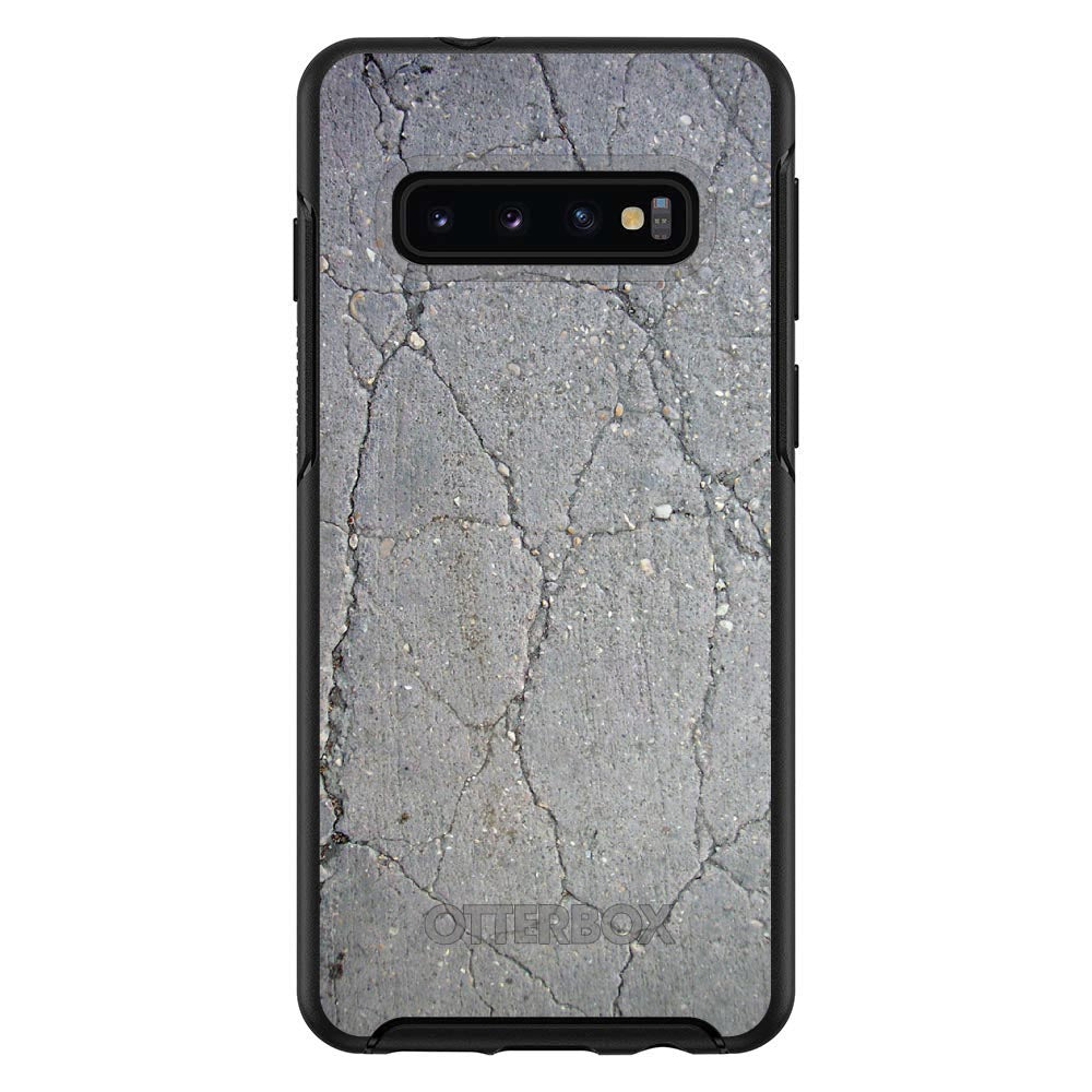 Grey Cracked Concrete OtterBox Symmetry Case for iPhone & Galaxy, view 6