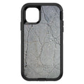Grey Cracked Concrete OtterBox Defender Case for iPhone & Galaxy, view 2