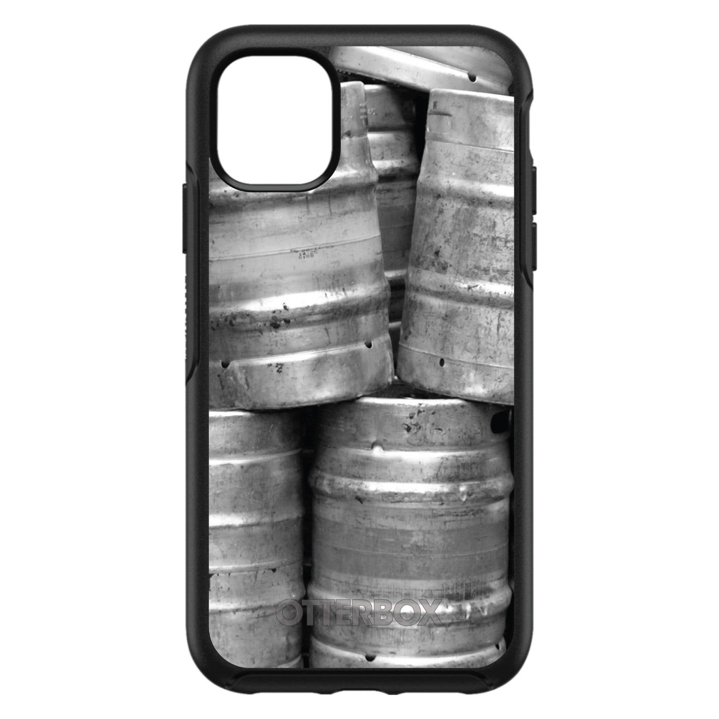 DistinctInk™ OtterBox Symmetry Series Case for Apple iPhone / Samsung Galaxy / Google Pixel - Beer Kegs