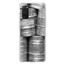 DistinctInk® Clear Shockproof Hybrid Case for Apple iPhone / Samsung Galaxy / Google Pixel - Beer Kegs