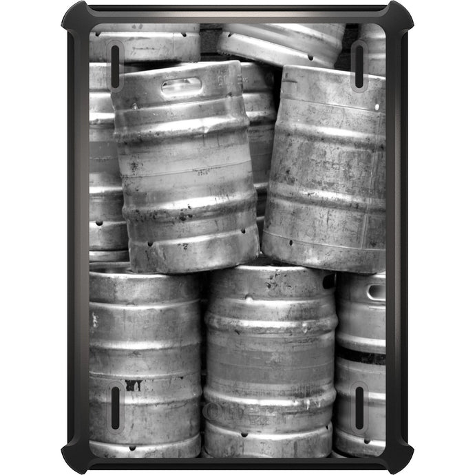 DistinctInk™ OtterBox Defender Series Case for Apple iPad / iPad Pro / iPad Air / iPad Mini - Beer Kegs
