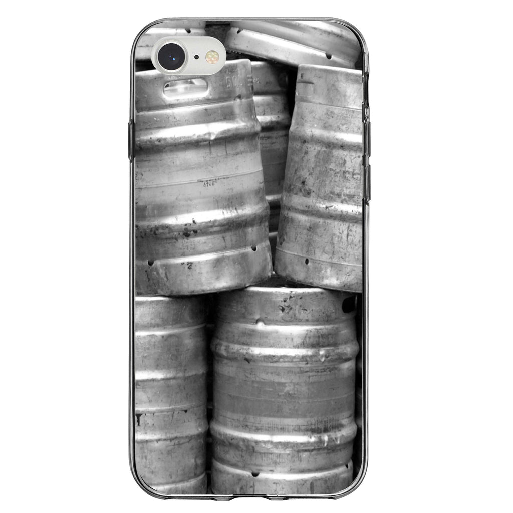Beer Kegs Clear Shockproof iPhone Case, view 5