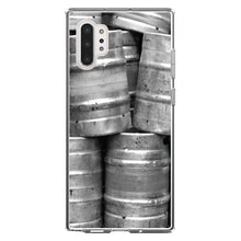 DistinctInk® Clear Shockproof Hybrid Case for Apple iPhone / Samsung Galaxy / Google Pixel - Beer Kegs