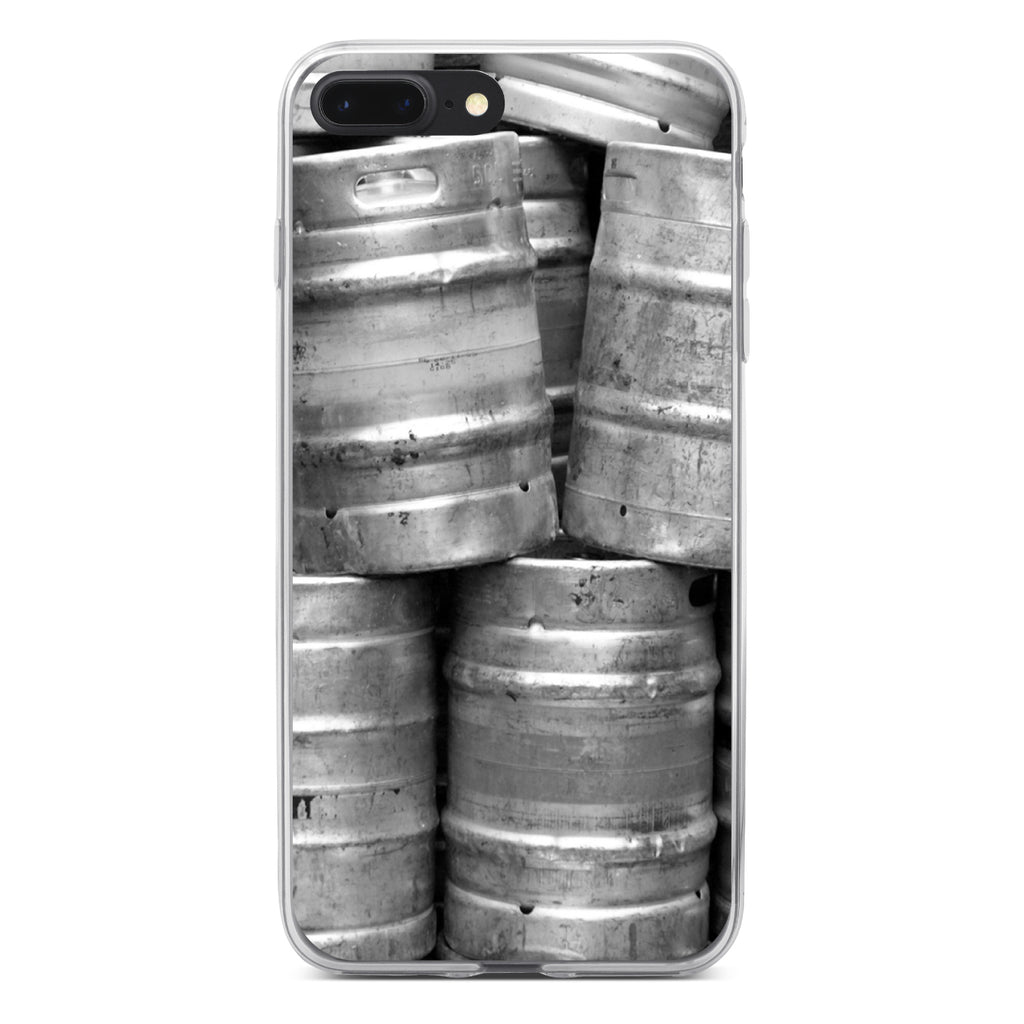 Beer Kegs Clear Shockproof iPhone Case, view 6