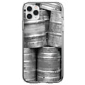 Beer Kegs Clear Shockproof iPhone Case