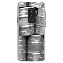 DistinctInk® Clear Shockproof Hybrid Case for Apple iPhone / Samsung Galaxy / Google Pixel - Beer Kegs