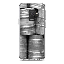 DistinctInk® Clear Shockproof Hybrid Case for Apple iPhone / Samsung Galaxy / Google Pixel - Beer Kegs