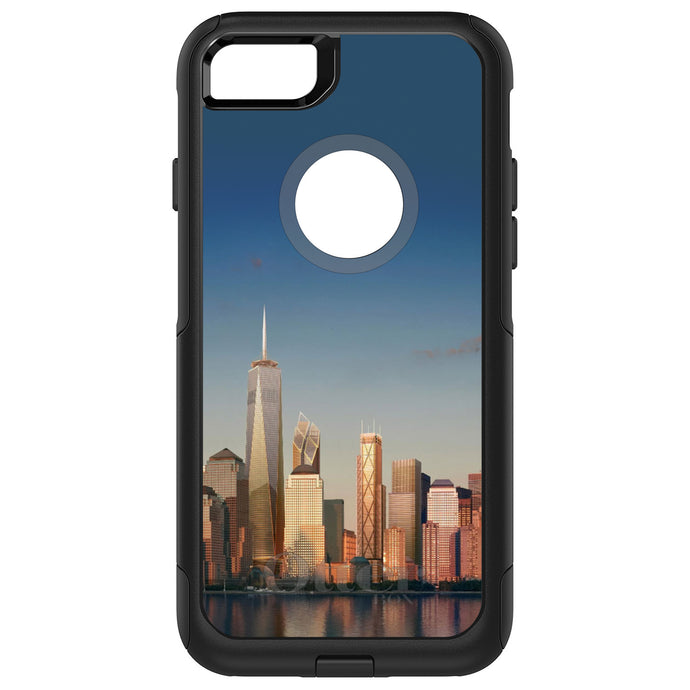 DistinctInk OtterBox Commuter Series Case for Apple iPhone or Samsung Galaxy - New York Skyline New