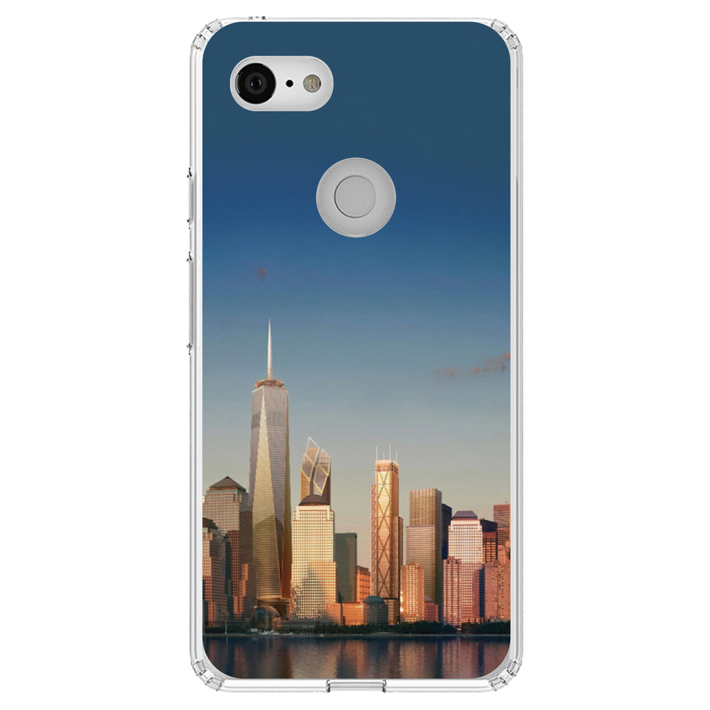 New York Skyline New Clear Shockproof iPhone Case, view 21