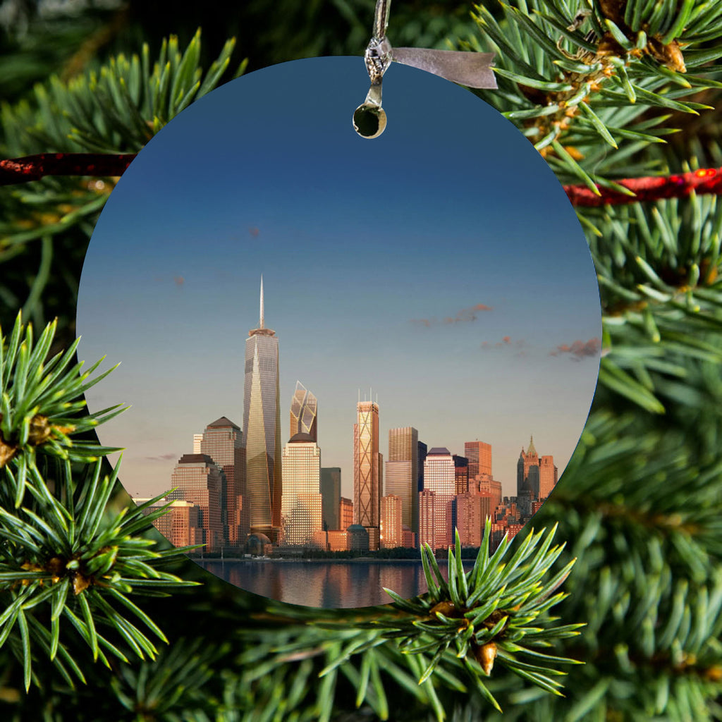 New York Skyline New Ceramic Ornament, view 2