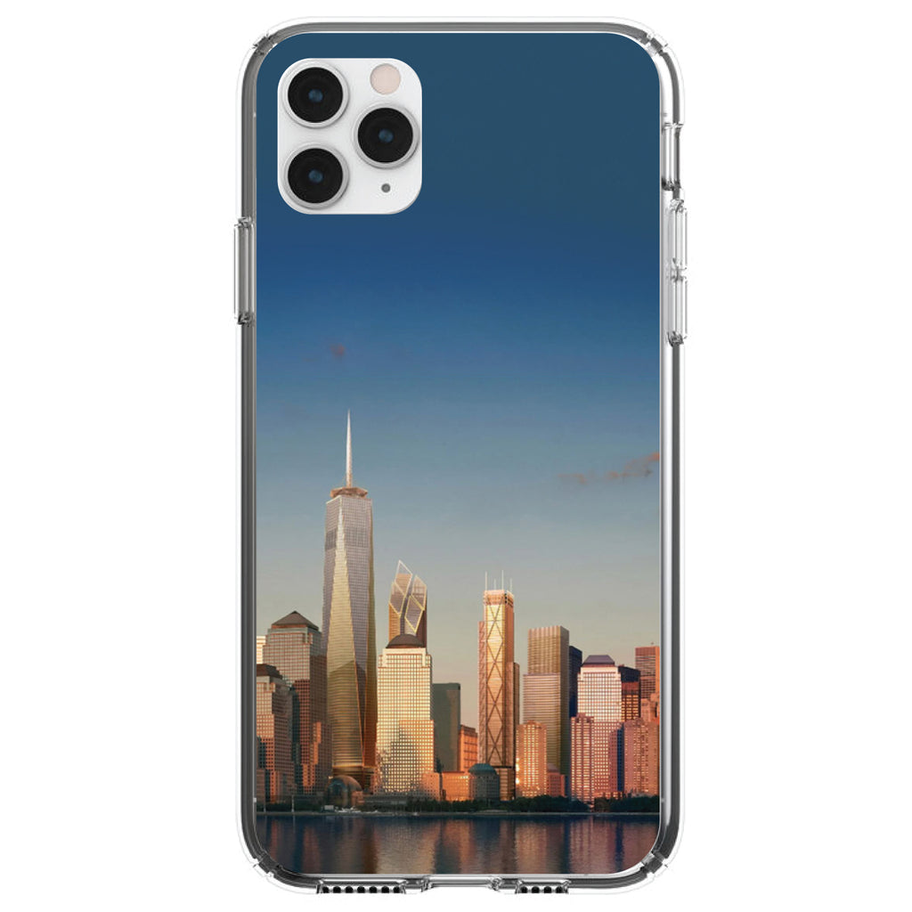 New York Skyline New Clear Shockproof iPhone Case