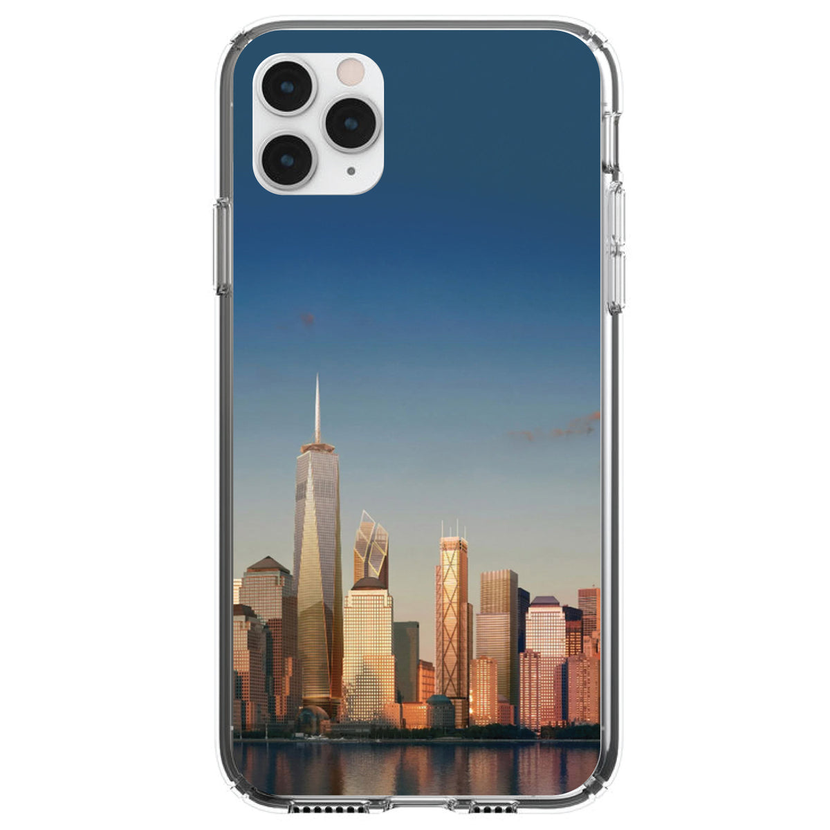 New York Skyline New Clear Shockproof iPhone Case