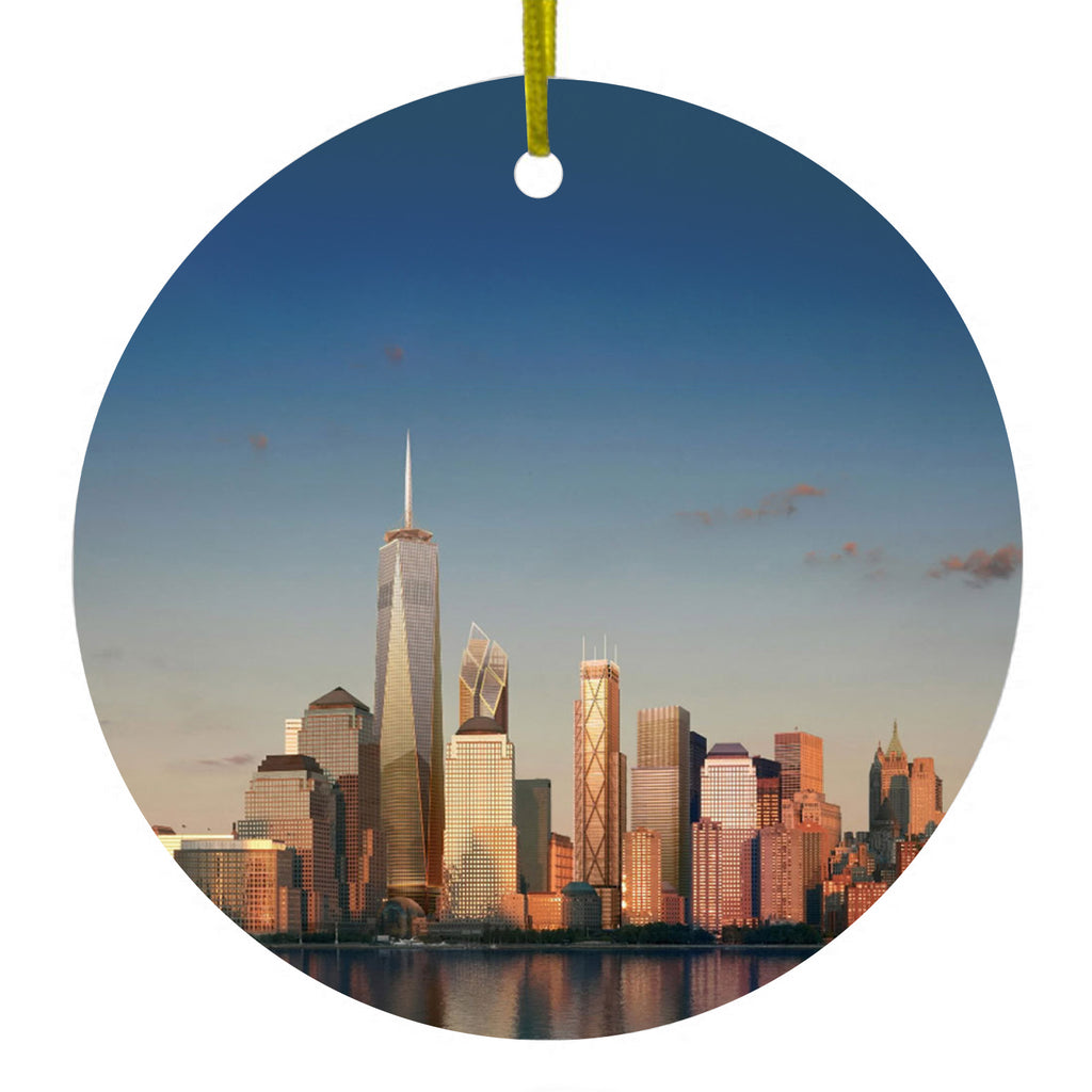 New York Skyline New Ceramic Ornament