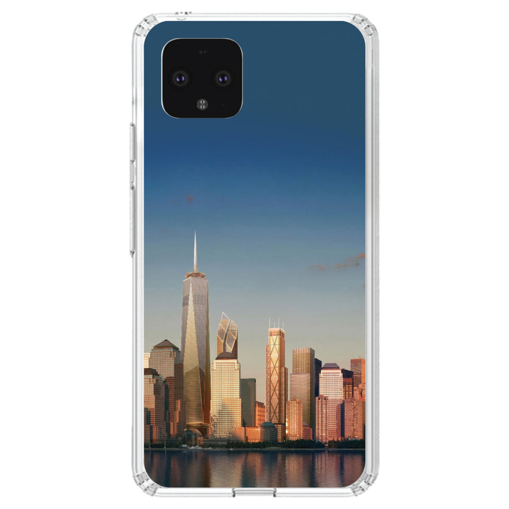 New York Skyline New Clear Shockproof iPhone Case, view 23