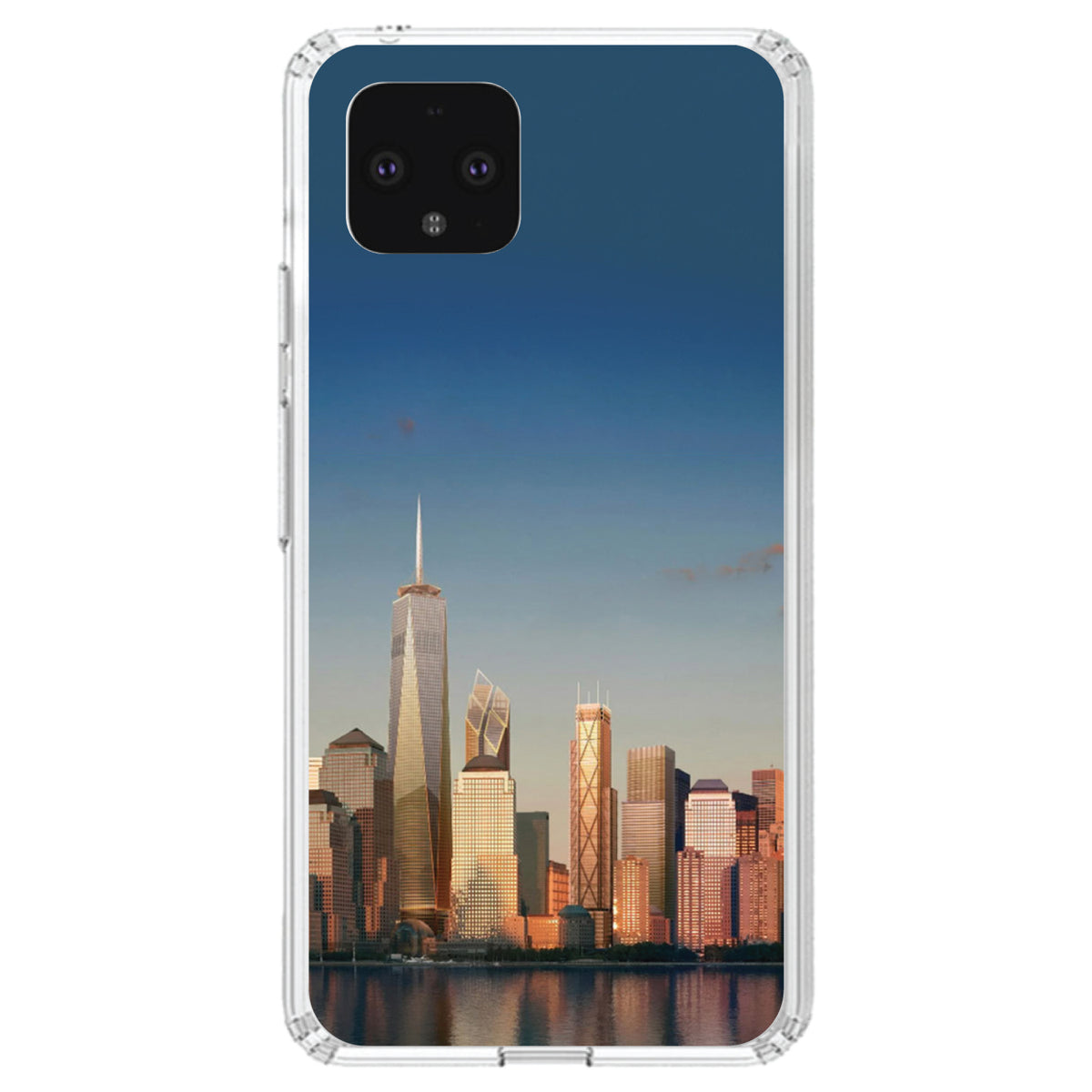 New York Skyline New Clear Shockproof iPhone Case, view 23
